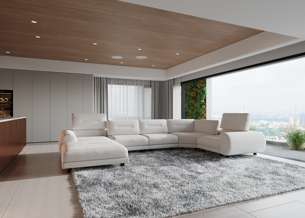 Sofa Brabus mit verstellbarem Rückenteil