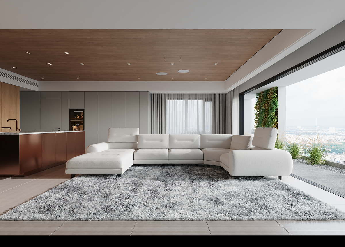 Sofa Brabus mit verstellbarem Rückenteil