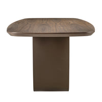 Esstisch Windsor walnut 230 brass base