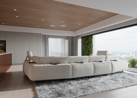 Sofa Brabus U mit verstellbarem Rückenteil