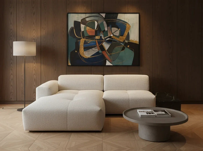 Sofa Japandi Mini + Marmortisch