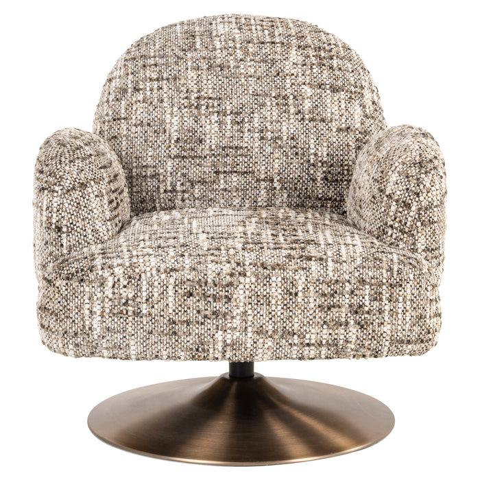 Loungesessel Kagney brown mit Drehfunktion