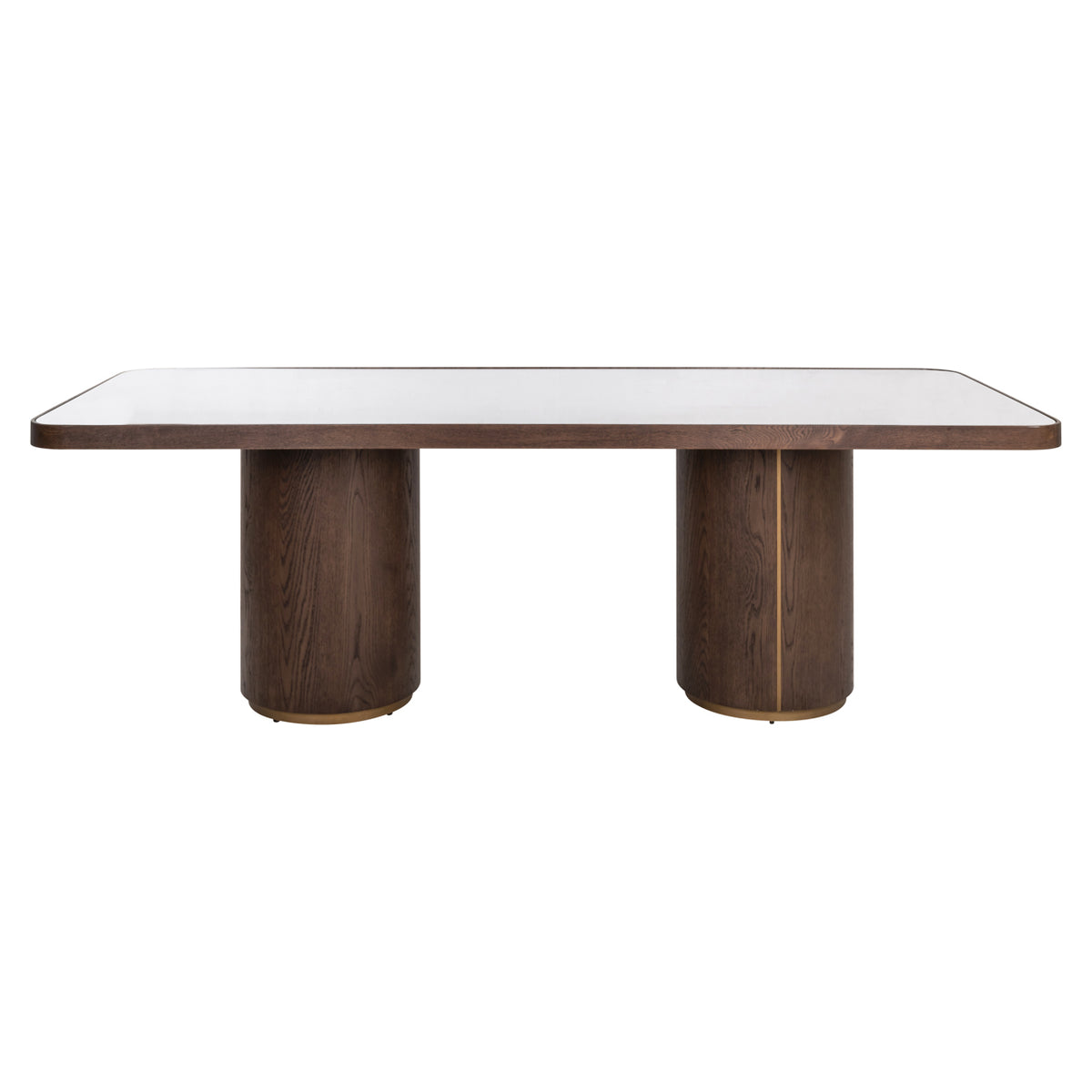 Esstisch Willox beige 235 mit Glasplatte