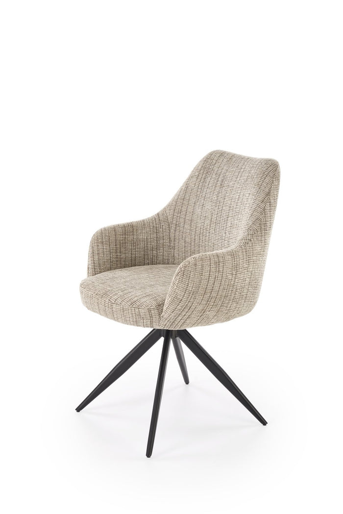 Stuhl Olla Beige drehbar