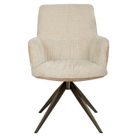 Stuhl Chase ginger jacquard mit Drehfunktion