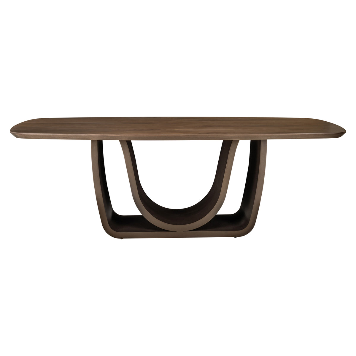 Esstisch Windsor walnut 230 brass base