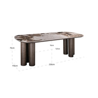 Esstisch Langford brown 230