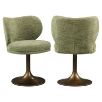 Stuhl Amely pistache softweave swivel