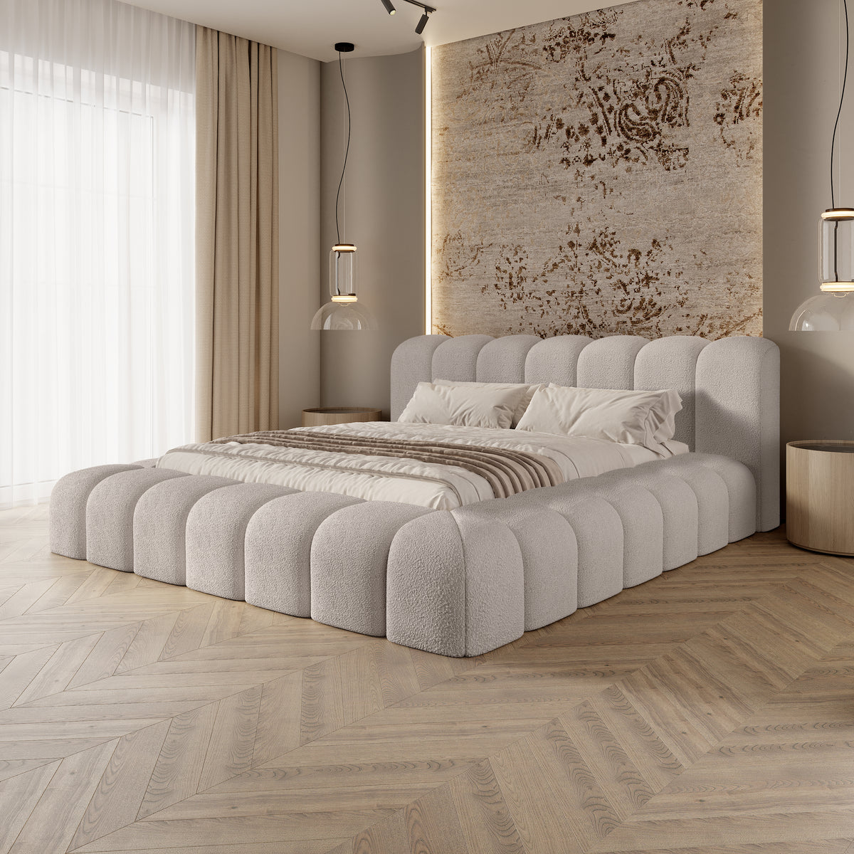 Bett Aura inkl. Stauraum