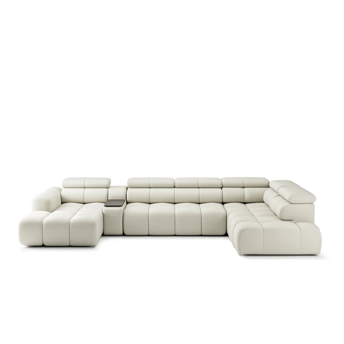 Sofa Bloomberg mit elektrischer Ausziehfunktion & Zwischentisch
