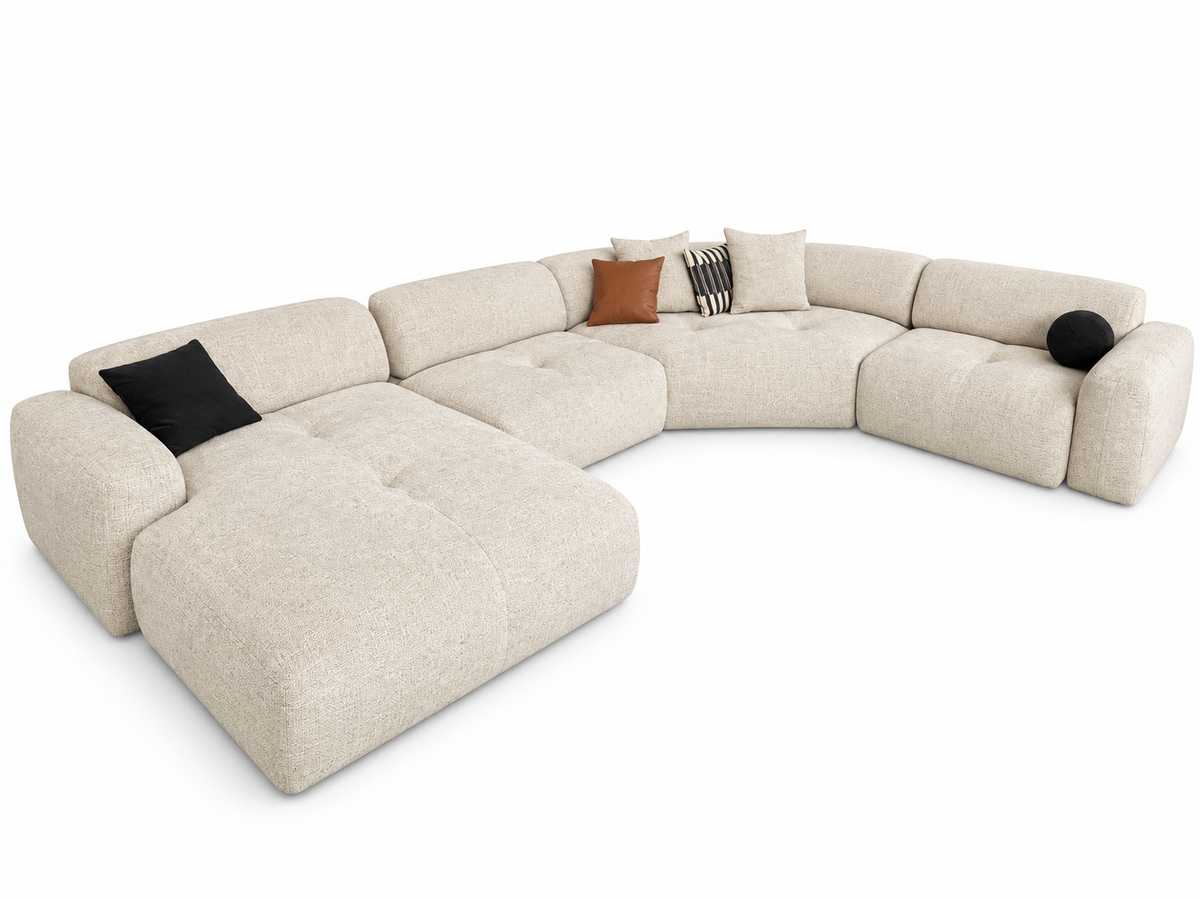 Sofa Japandi U ohne Zwischentisch