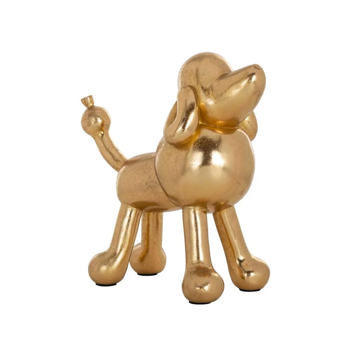 Skulptur Dog Gold