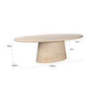 Esstisch Ficus Oval