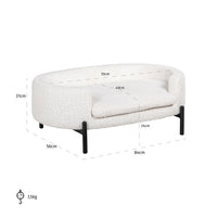 Hundebett Dolly White