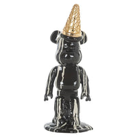 Skulptur Icebear Black