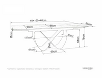 Esstisch Infinito 160-240cm