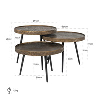 Couchtisch Luton 3er Set