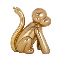 Skulptur Monkey Gold