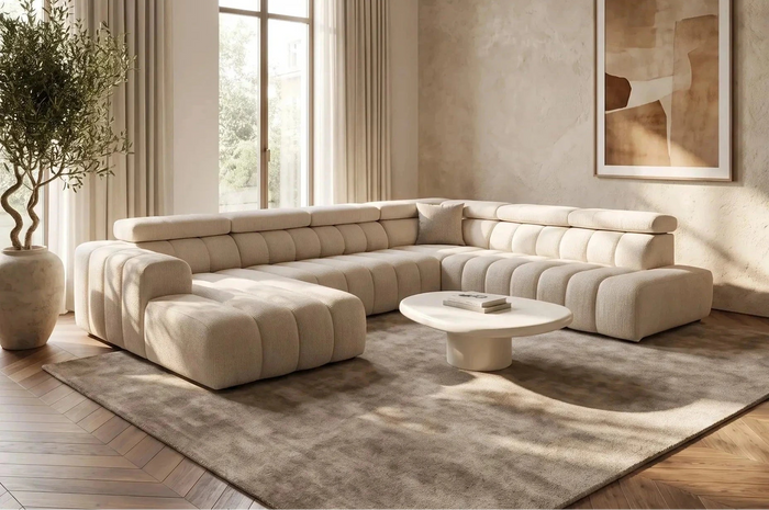 Sofa Nettuno mit elektrischem Auszug