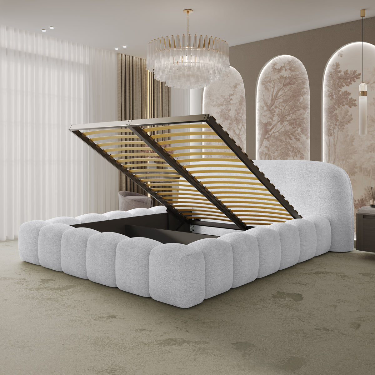 Bett Orlando inkl. Stauraum