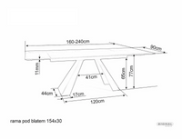 Esstisch Salva 160-240cm