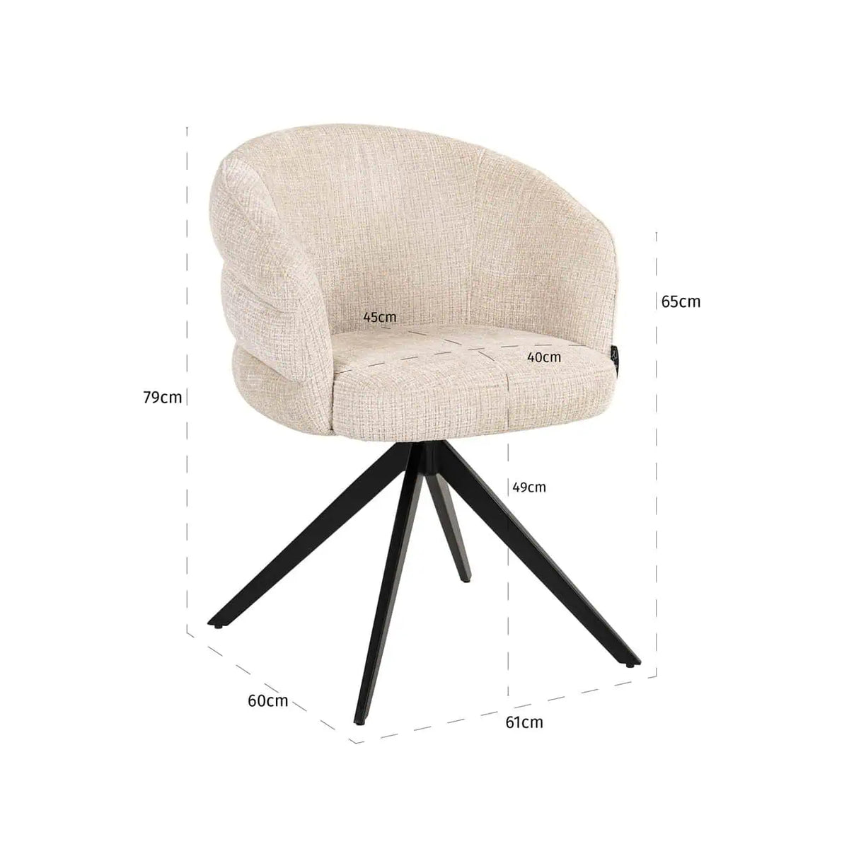 Stuhl Serenity mit Drehfunktion
