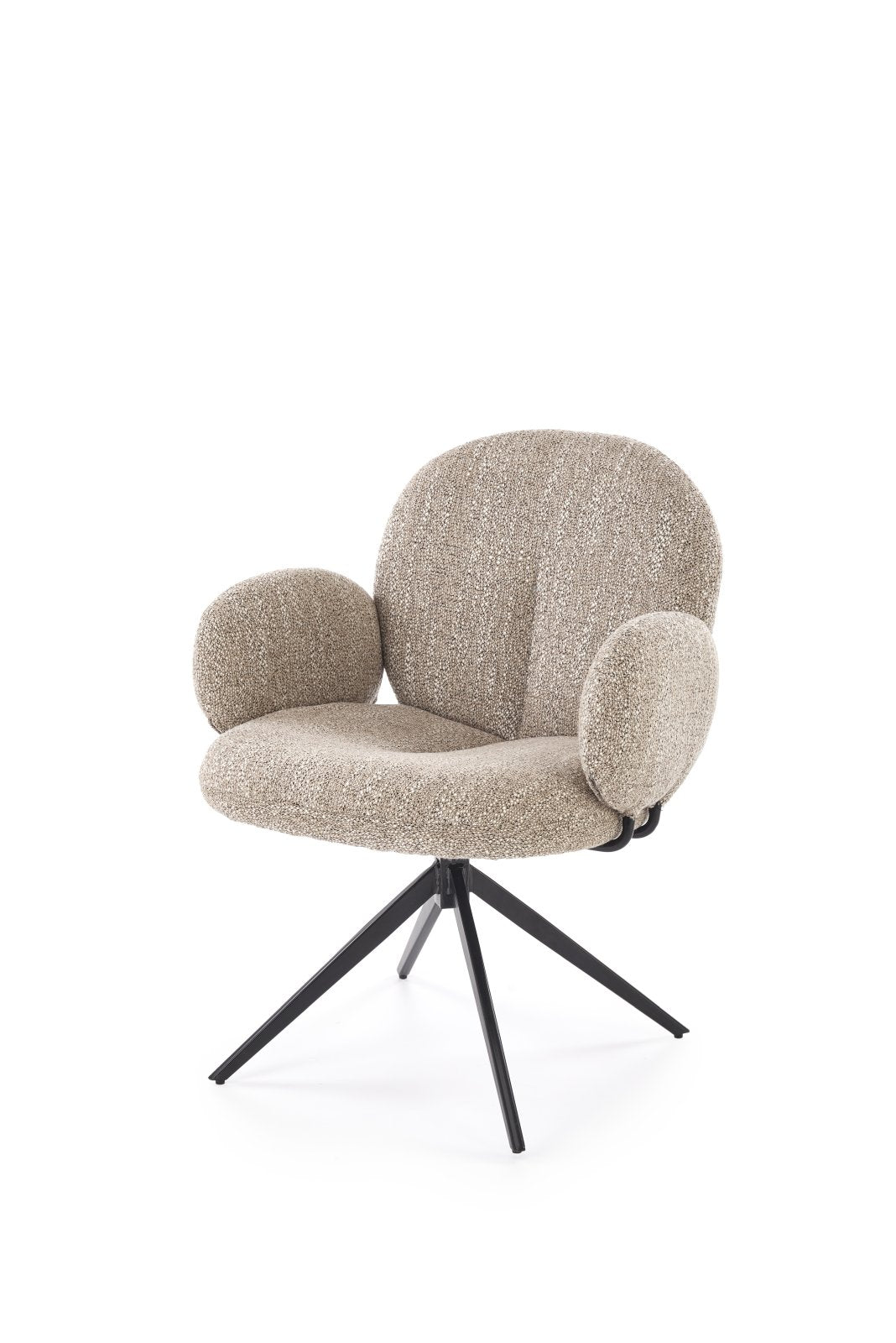 Stuhl Teo Beige drehbar