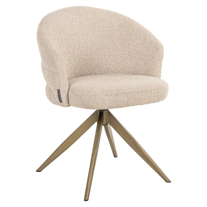 Stuhl Zendaya Biscotti mit Drehfunktion