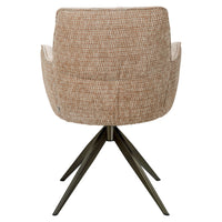 Stuhl Chase ginger jacquard mit Drehfunktion
