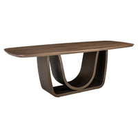 Esstisch Windsor walnut 230 brass base