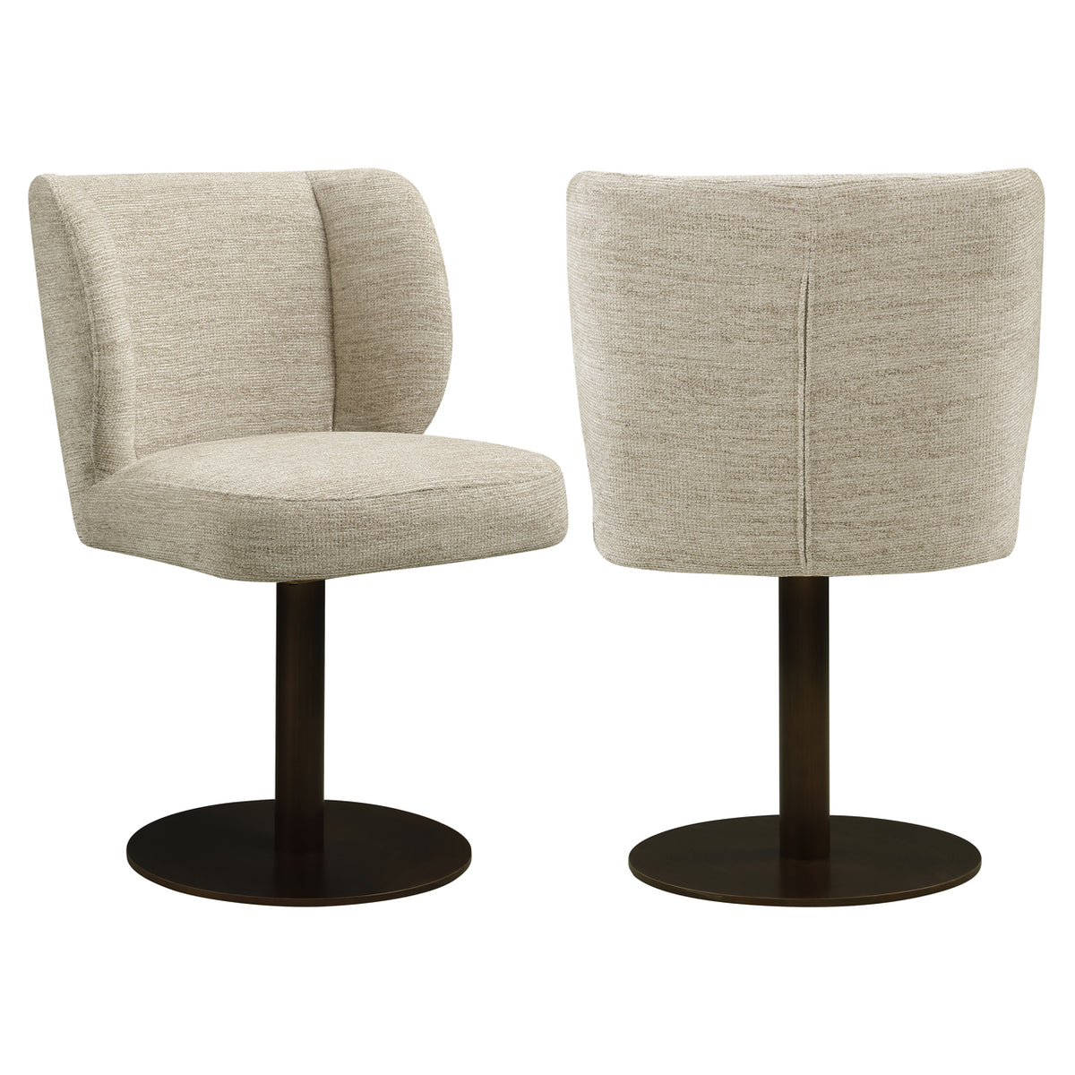 Stuhl Fiona natural softweave swivel