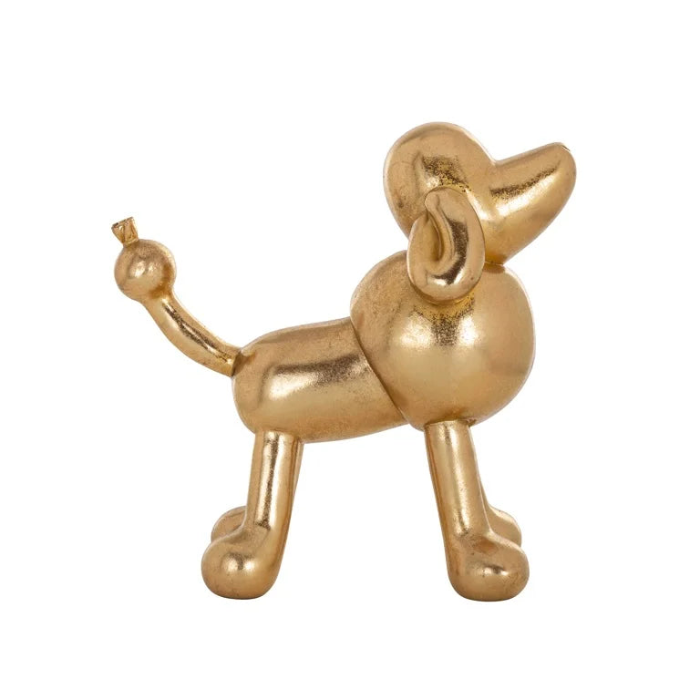 Skulptur Dog Gold