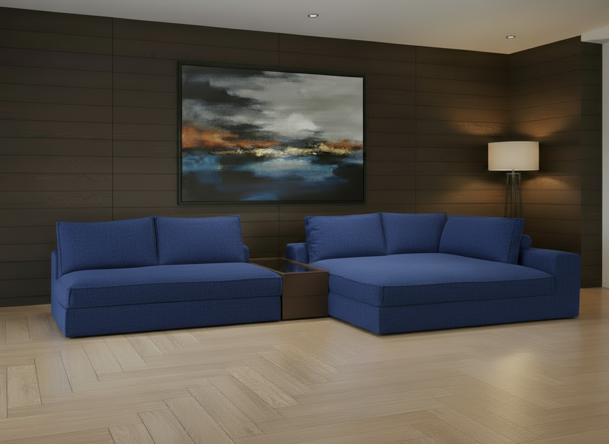 Sofa Mavelle mit XXL Liegeteil