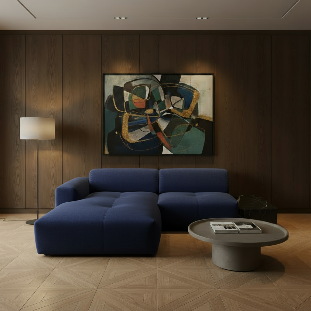 Sofa Japandi Mini + Marmortisch