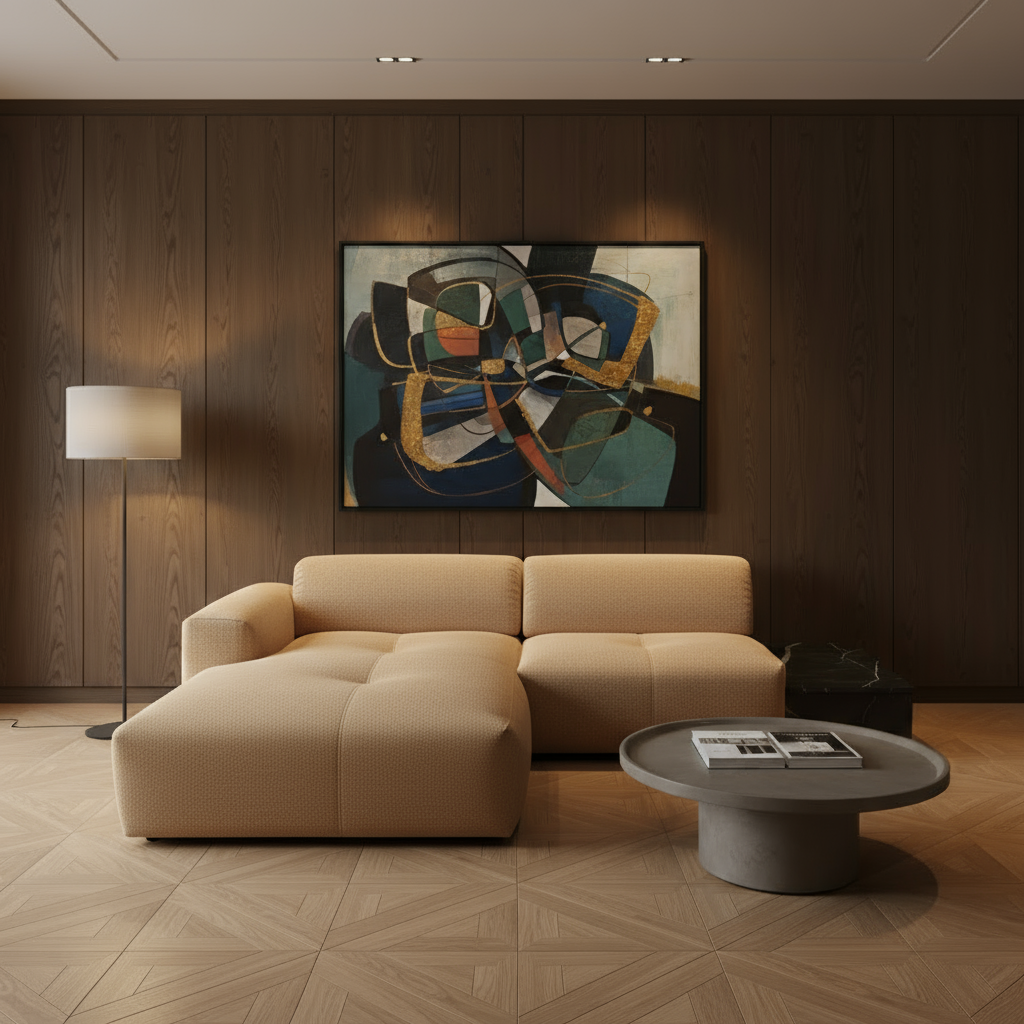 Sofa Japandi Mini + Marmortisch