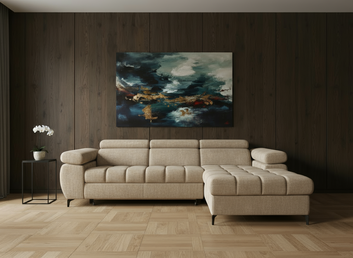 Sofa Carola Sweet inkl. Stauraum + Schlaffunktion