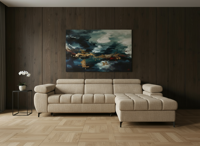 Sofa Carola Sweet inkl. Stauraum + Schlaffunktion