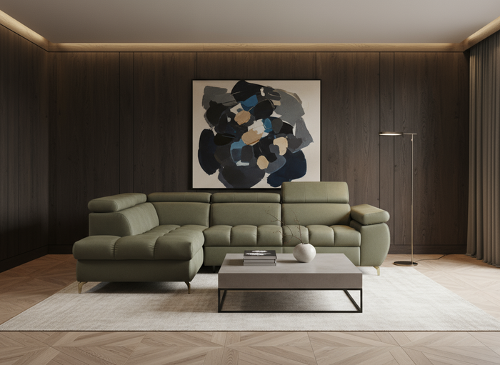 Sofa Carola Corner mit Stauraum & Schlaffunktion