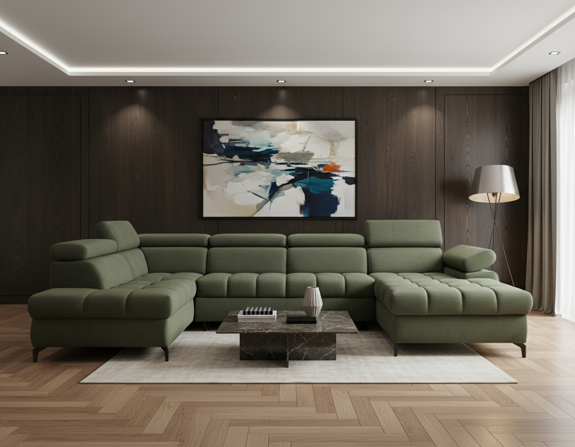 Sofa Carola mit Stauraum & Schlaffunktion