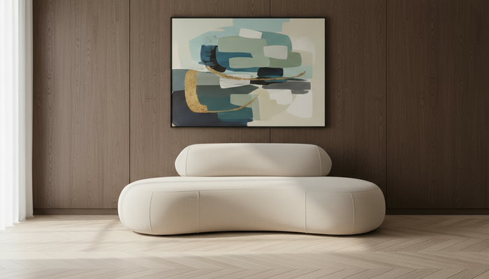 Sofa Loft Armless 2Sitzer