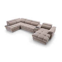 Sofa Monaco + Schlaffunktion + Stauraum + Zwischentisch