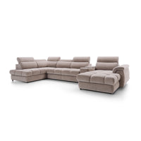 Sofa Monaco + Schlaffunktion + Stauraum + Zwischentisch