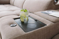 Sofa Monaco + Schlaffunktion + Stauraum + Zwischentisch