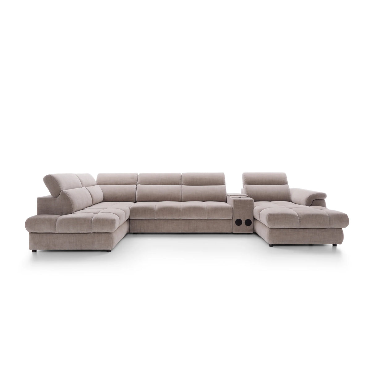 Sofa Monaco + Schlaffunktion + Stauraum + Zwischentisch