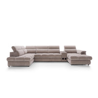 Sofa Monaco + Schlaffunktion + Stauraum + Zwischentisch
